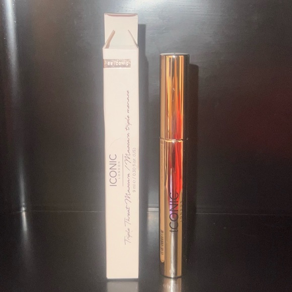 Iconic London Triple Threat Mascara. Volume, Length, Fierce, Flare, Fluff, Curl - Picture 2 of 5